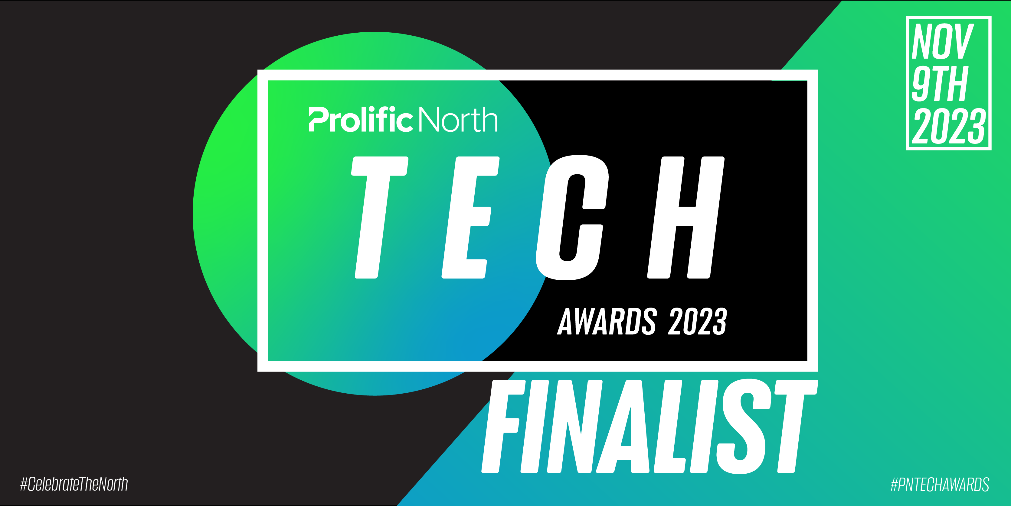 Prolific North Tech Awards finalists 2023 logo