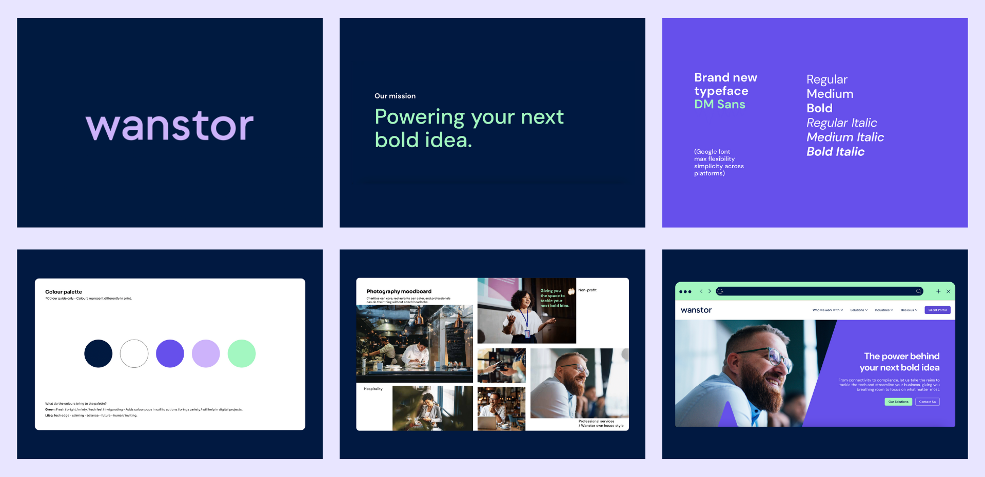 Wanstor - tech company rebrand